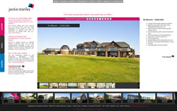 Jackie Stanley Estate Agents Padstow and Rock website screenshot